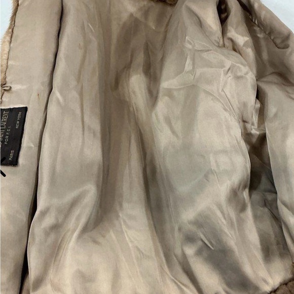 Luxurious genuine mink Tan Fur Jacket - Picture 3 of 9